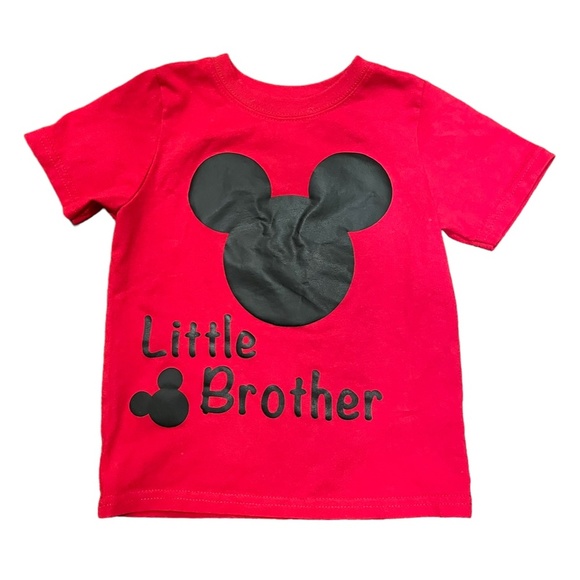 SET OF 2 “BIG BROTHER” & “LITTLE BROTHER” DISNEY T-SHIRTS - Picture 2 of 7